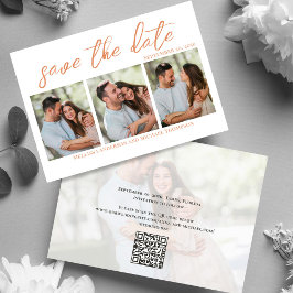 Peach Script 数々の Photo Save the Date 結婚's セーブザデート