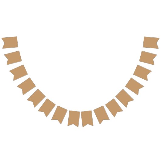 Peach Tan Color Block | Soft Wedding Design バンティングフラッグ (全)