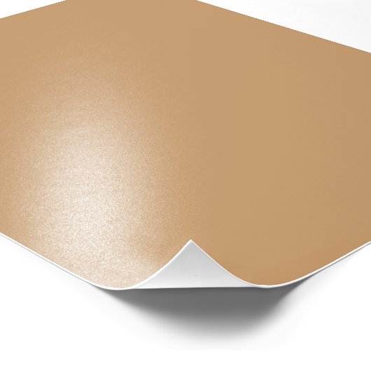 Peach Tan Color Block | Soft Wedding Design フォトプリント (角)