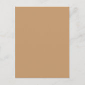 Peach Tan Color Block | Soft Wedding Design ポストカード (正面)