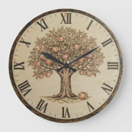 Peach Tree Wall Clock ラージ壁時計