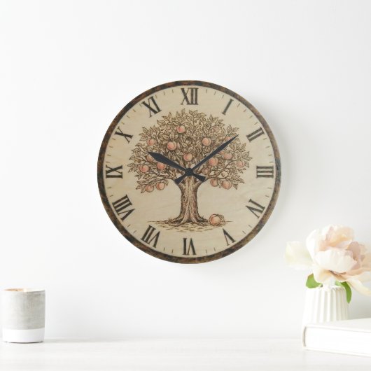 Peach Tree Wall Clock  ラージ壁時計 (ホーム)