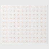 Peach Unicorn Bust ラッピングペーパー (フラット)