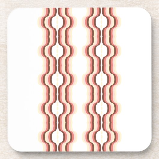 Peach Wave Symmetry コースター (正面)