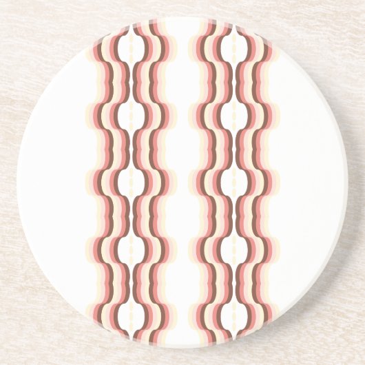 Peach Wave Symmetry コースター (正面)