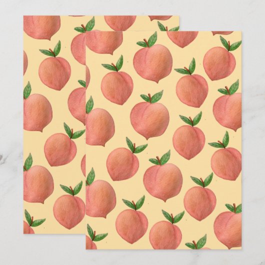 Peaches サンキューカード (正面/裏面)