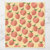 Peaches ワインラベル (シングルラベル)