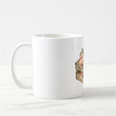 Peaches Fruit コーヒーマグカップ (左)