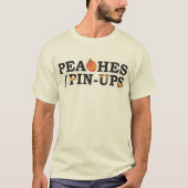 Peaches/Pin-Upsロゴ Tシャツ (正面)
