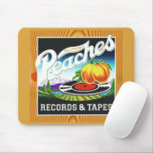 Peaches Records & Tapes Mouse Mat マウスパッド (マウス)