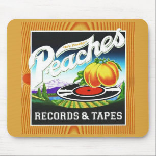 Peaches Records & Tapes Mouse Mat マウスパッド