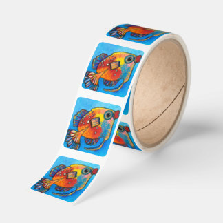 Peaches Sticker スクエアシール