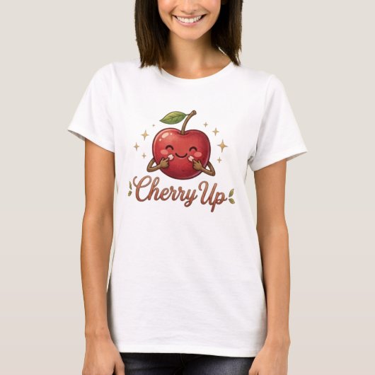Peachify: チェリーアップ 1 tシャツ (正面)