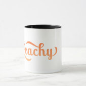 PEACHYレトロ型ヴィンテージグラフィックファッション マグカップ (中央)