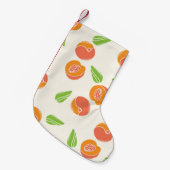 Peachy Keen：明るいシームレスなエレガンス スモールクリスマスストッキング (正面 (吊り時))