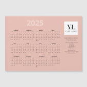 Peachy Yearly 2025ビジネスロゴ磁気カード (正面)