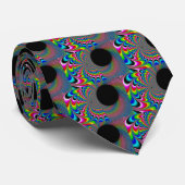 Peackock A Delic - Fractal Art ネクタイ (ロール)