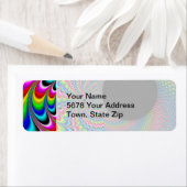 Peackock A Delic - Fractal Art ラベル (インサイチュ)