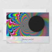 Peackock A Delic - Fractal Art 招待状 (正面)