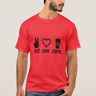 peaclovecoffee01 tシャツ