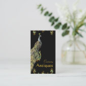 PeacockとScrollsのビジネスプロファイルカード 名刺 (スタンド正面)