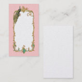 Peacockのビジネスカードまたはプロファイルカード 名刺 (正面/裏面)