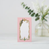 Peacockのビジネスカードまたはプロファイルカード 名刺 (スタンド正面)