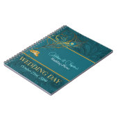 Peacockウェディングプランナーの花嫁の名前 ノートブック (左側)