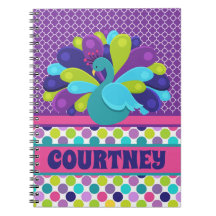 PeacockノートパーソナライズされたブックとJournal