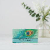 Peacock名刺 名刺 (スタンド正面)