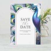 Peacock日付のお知らせ結婚を保存 セーブザデート (スタンド正面)