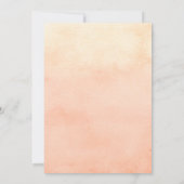 Peacock日付のテンプレート招待を保存 招待状 (裏面)