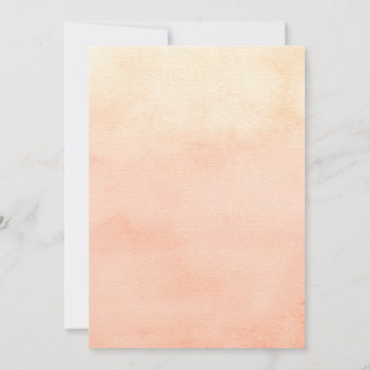 Peacock日付のテンプレート招待を保存 招待状 (裏面)