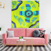 Peacock キャンバスプリント (インサイチュ (リビング))