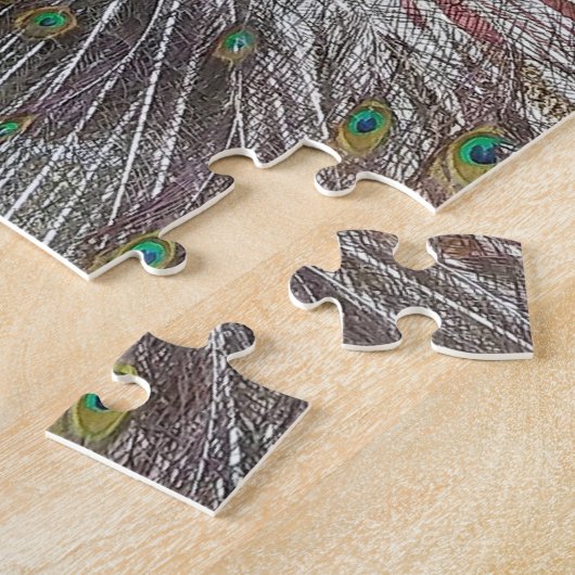 Peacock  ジグソーパズル (側面)