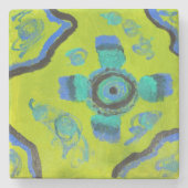 Peacock ストーンコースター (正面)