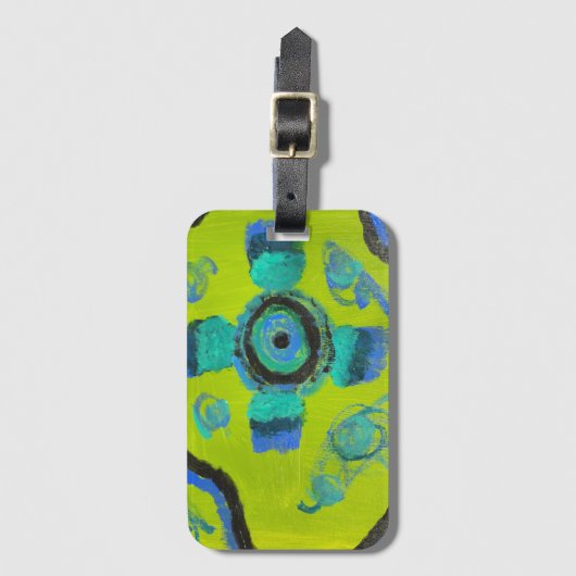 Peacock ラゲッジタグ (正面縦)