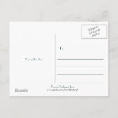 Peacock -1日付ポストカードの保存 案内ポストカード (裏面)