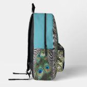Peacock All over Printed Backpack プリントバックパック (左)