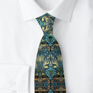 Peacock and Dragon William *モリス ネクタイ