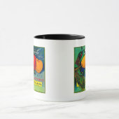 Peacock Apple Crate LabelWatsonville, CA マグカップ (中央)