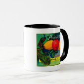 Peacock Apple Crate LabelWatsonville, CA マグカップ (正面右)