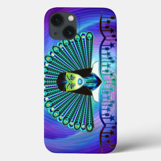 Peacock Art 1オプション Case-Mate iPhoneケース (裏面)