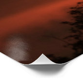 Peacock at Sunrise ポスター (コーナー)