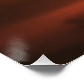 Peacock at Sunrise ポスター (コーナー)