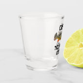 Peacock Bass魚釣り引用文名凡例 ショットグラス (左)