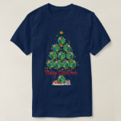 Peacock Bird Lover Matching Santa Peacock Christma Tシャツ (デザイン正面)