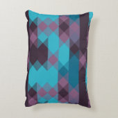 peacock blue, purple, topaz blue and thunder アクセントクッション (裏面(縦))