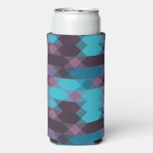 peacock blue, purple, topaz blue and thunder スリム缶クーラー (Seltzer裏面)