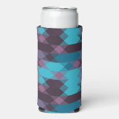 peacock blue, purple, topaz blue and thunder スリム缶クーラー (Seltzer正面)